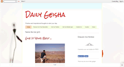 Desktop Screenshot of dailygeisha.com